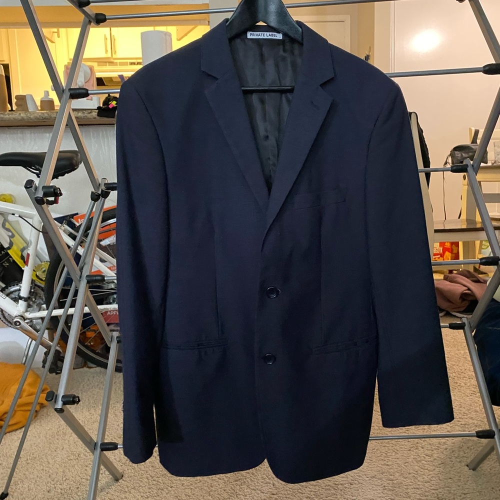 Black Private Label Jacket Size 52